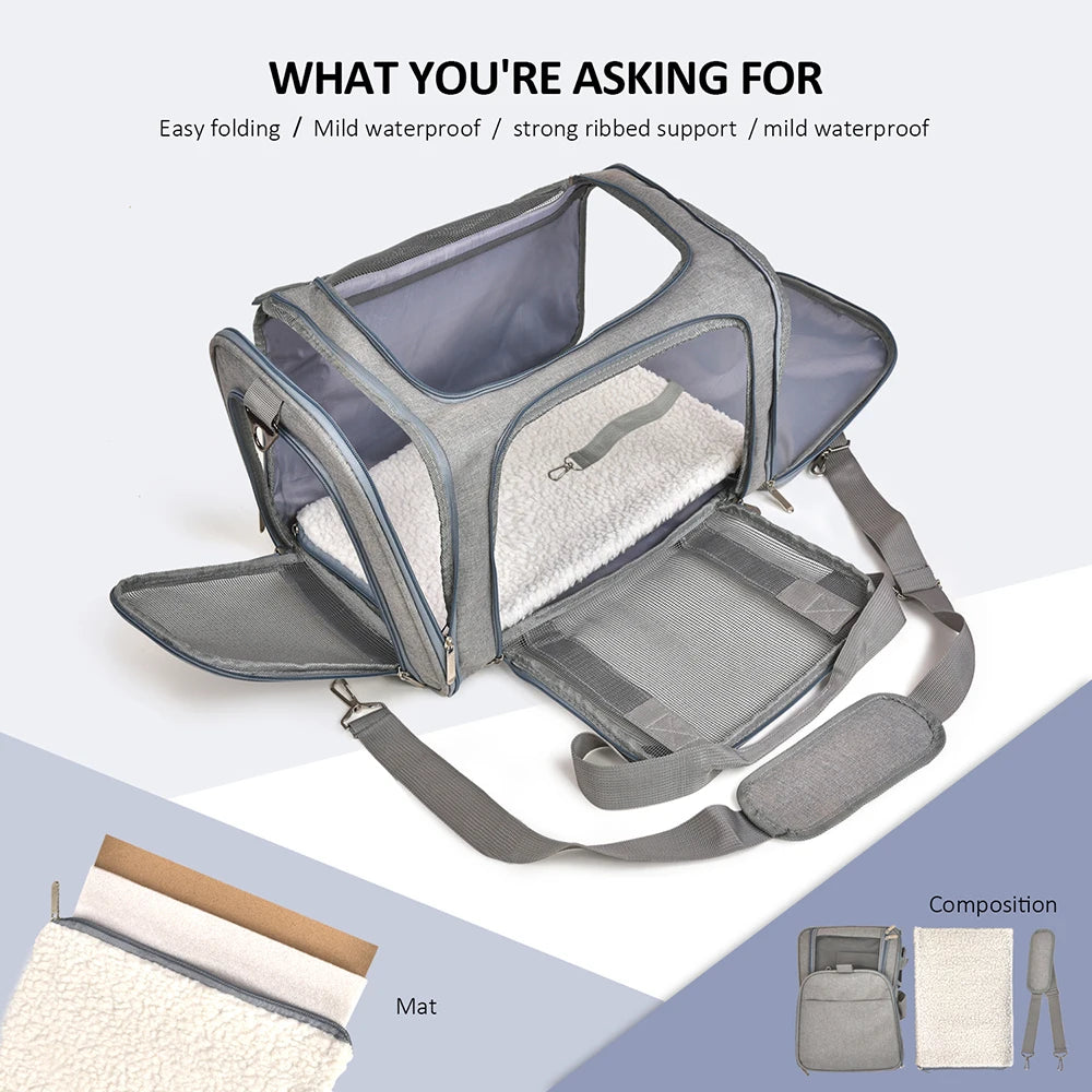 Soft-Side Pet Carrier Backpack