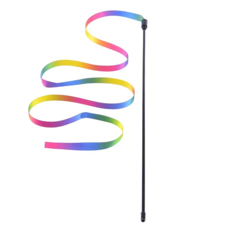 Rainbow Cat Teaser Wand