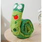 Plush Snail Puzzle Feeder Toy
