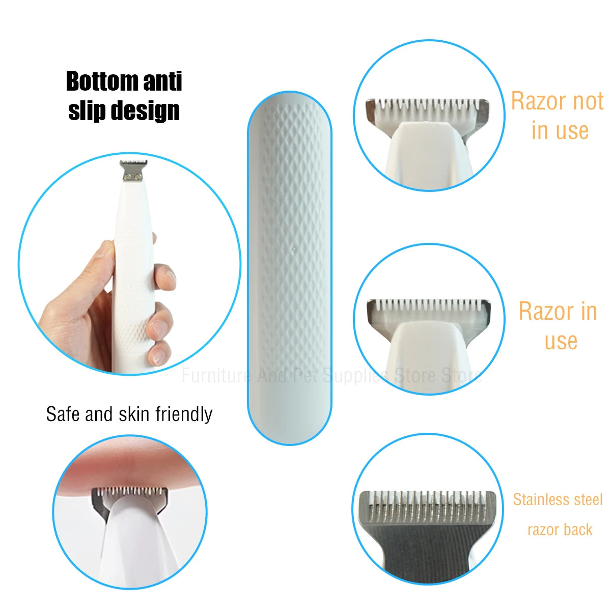 LED Dog Paw Trimmer Clippers