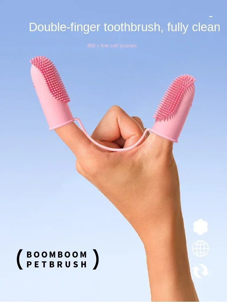 Silicone Pet Finger Toothbrush