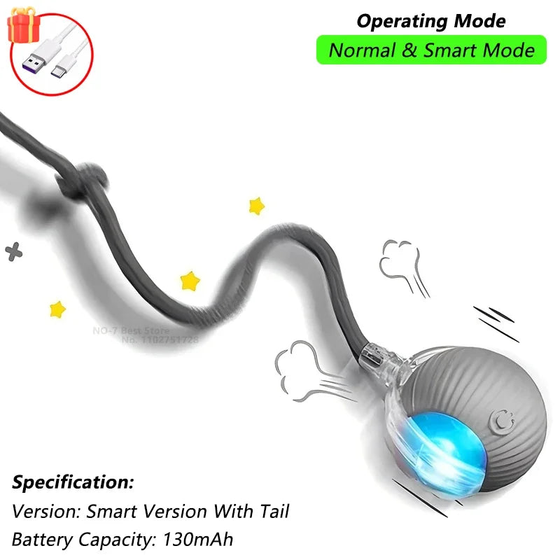 Rechargeable Cat Interactive Rolling Ball Toy