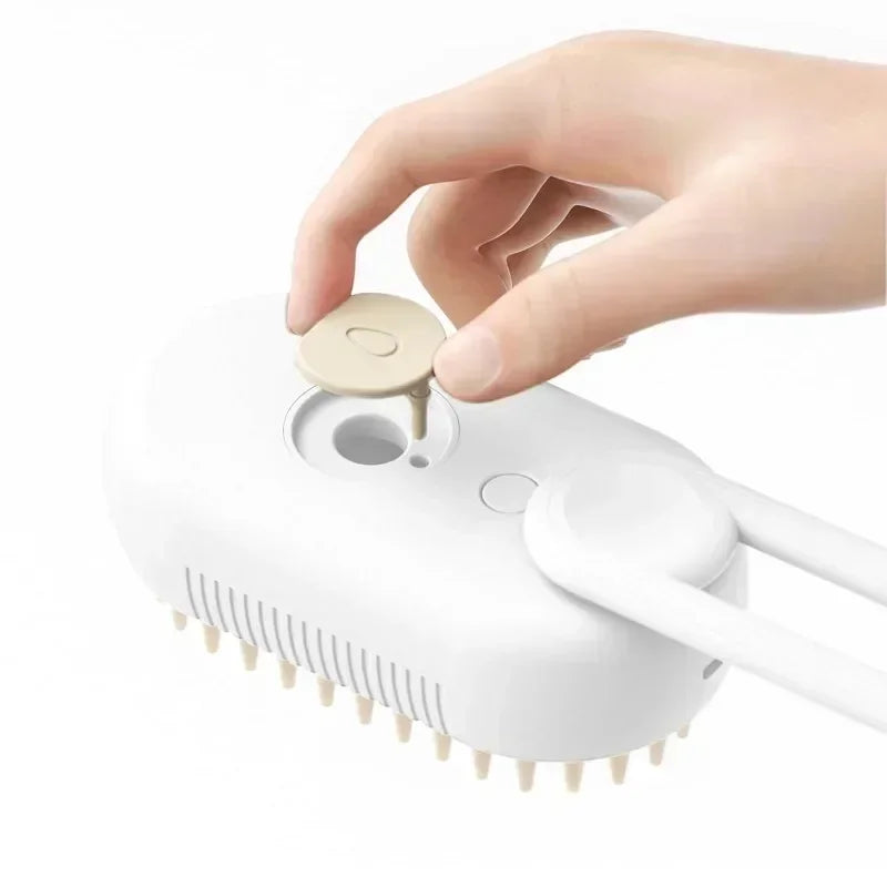 3-in-1 Electric Steamy Pet Brush