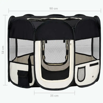Foldable Dog Playpen with Carry Bag
