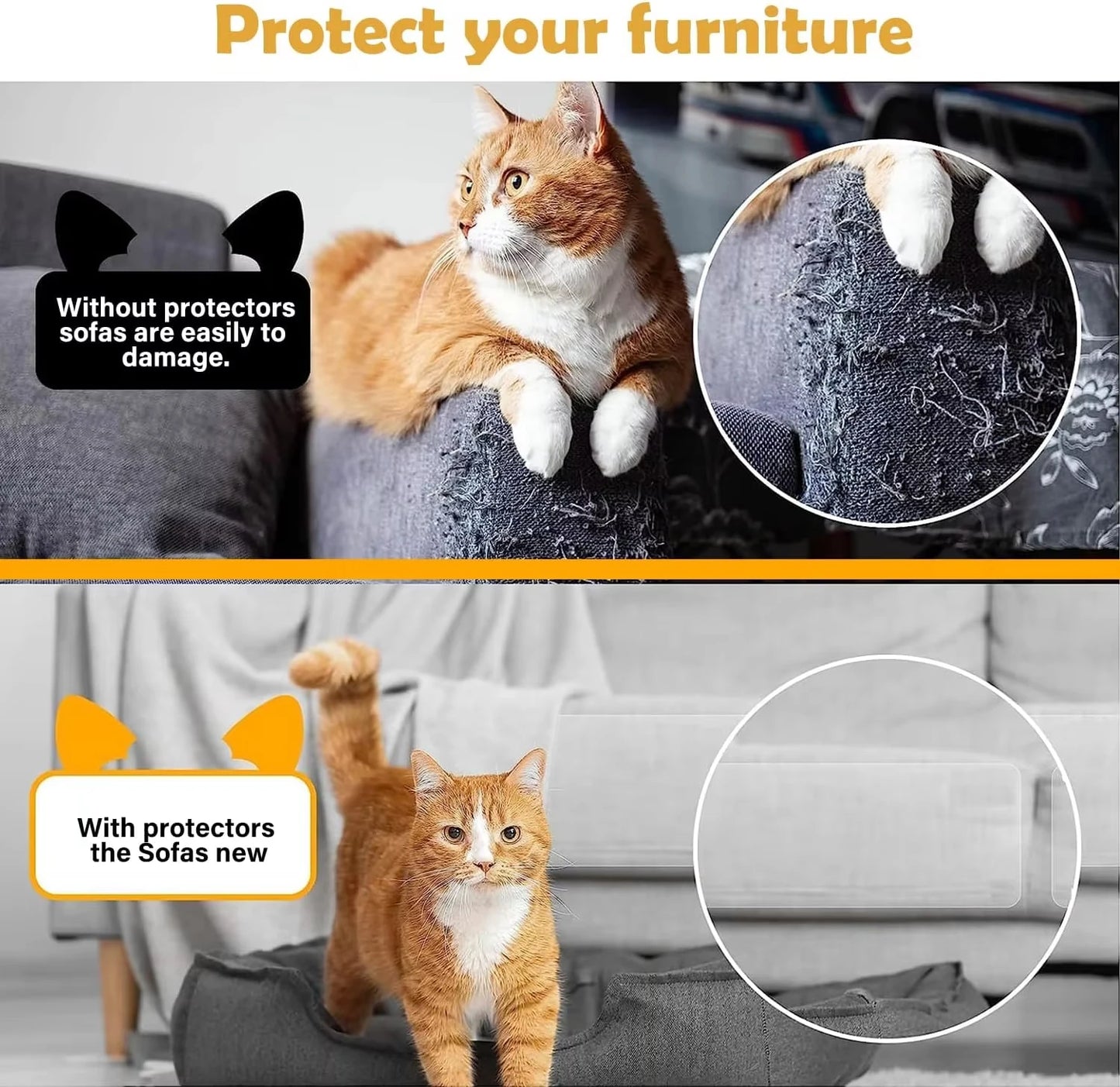 Cat Scratch Furniture Protector Tape