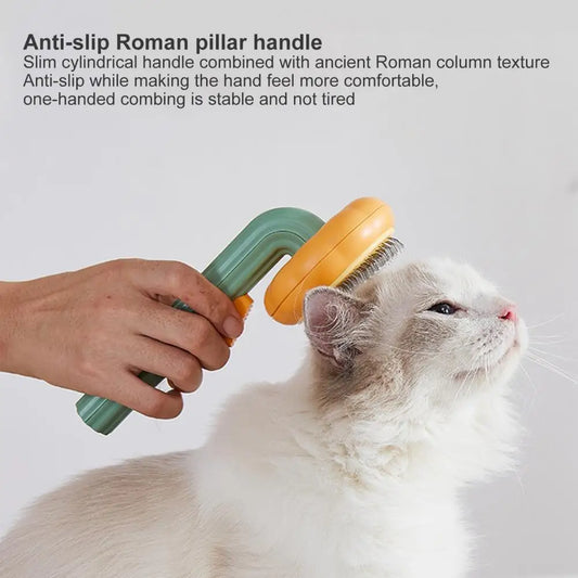 One-Click Pet Slicker Brush