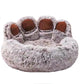 Fluffy Dog & Cat Bed Basket