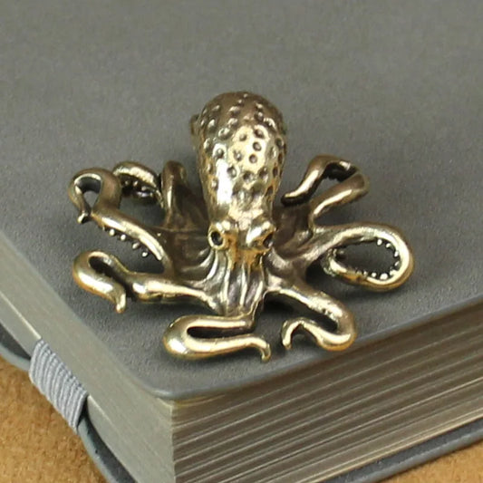 Retro Brass Octopus Figurine
