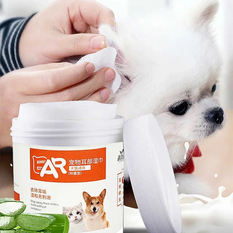 130pcs Pet Eye Cleaning Wipes