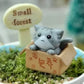 Kawaii Mini Cat Figurine