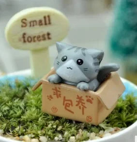 Kawaii Mini Cat Figurine