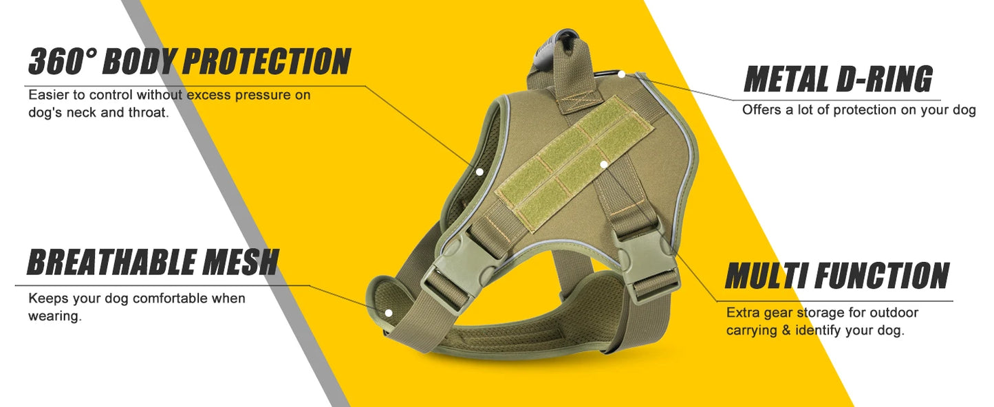 Tactical Dog Training Harness