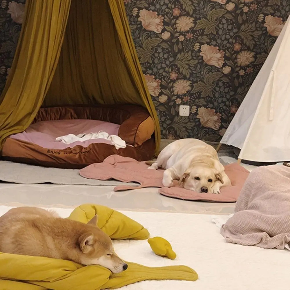 Dog Cooling Leaf Mat Blanket
