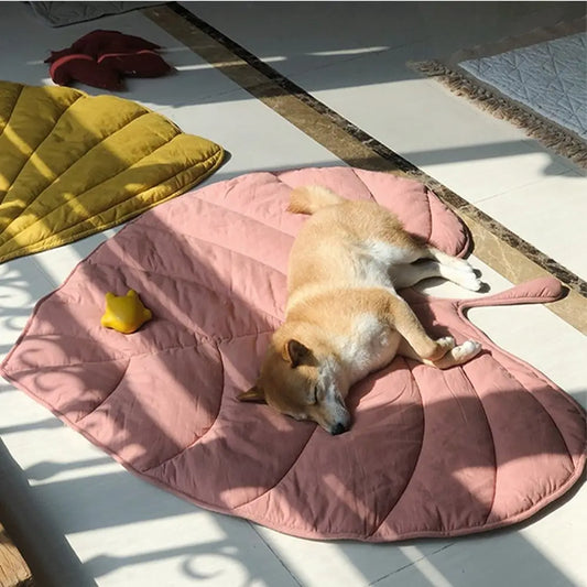 Dog Cooling Leaf Mat Blanket