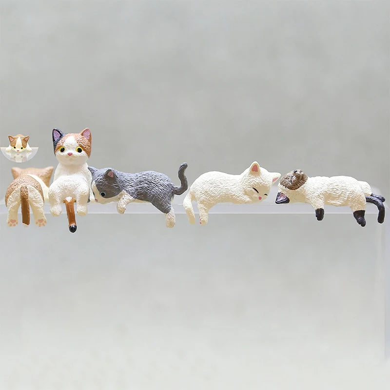 Cartoon Cat Fish Tank Ornament