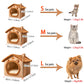 Foldable Pet House Bed