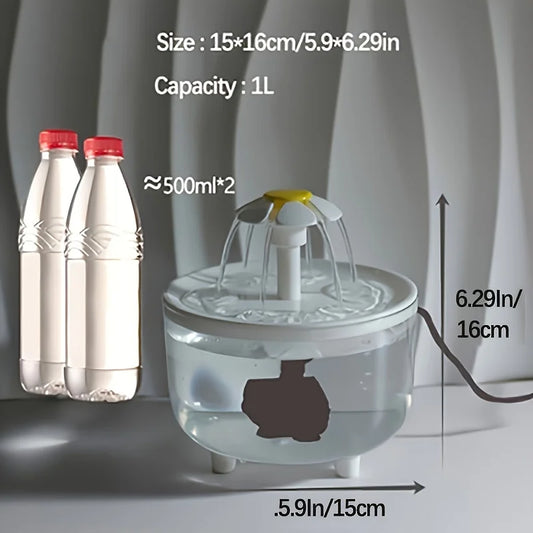 USB Pet Water Fountain (1L)