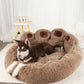 Fluffy Dog & Cat Bed Basket