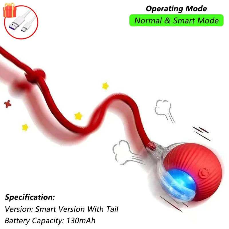 Rechargeable Cat Interactive Rolling Ball Toy