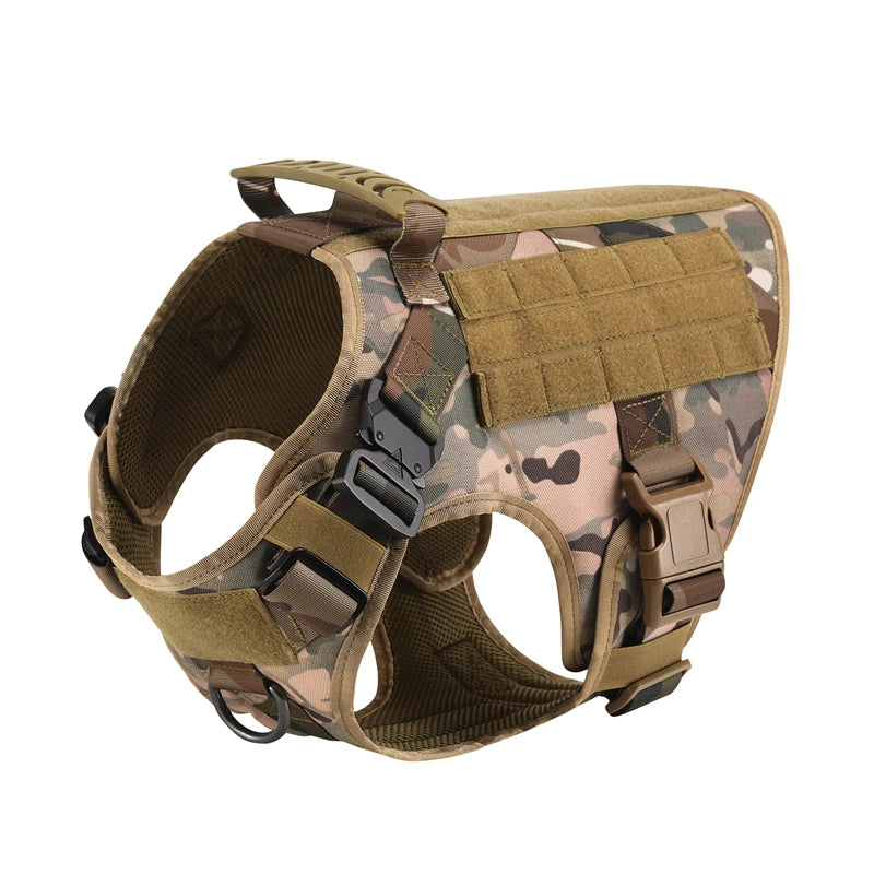 Tactical Military Dog Harness & Leash Set