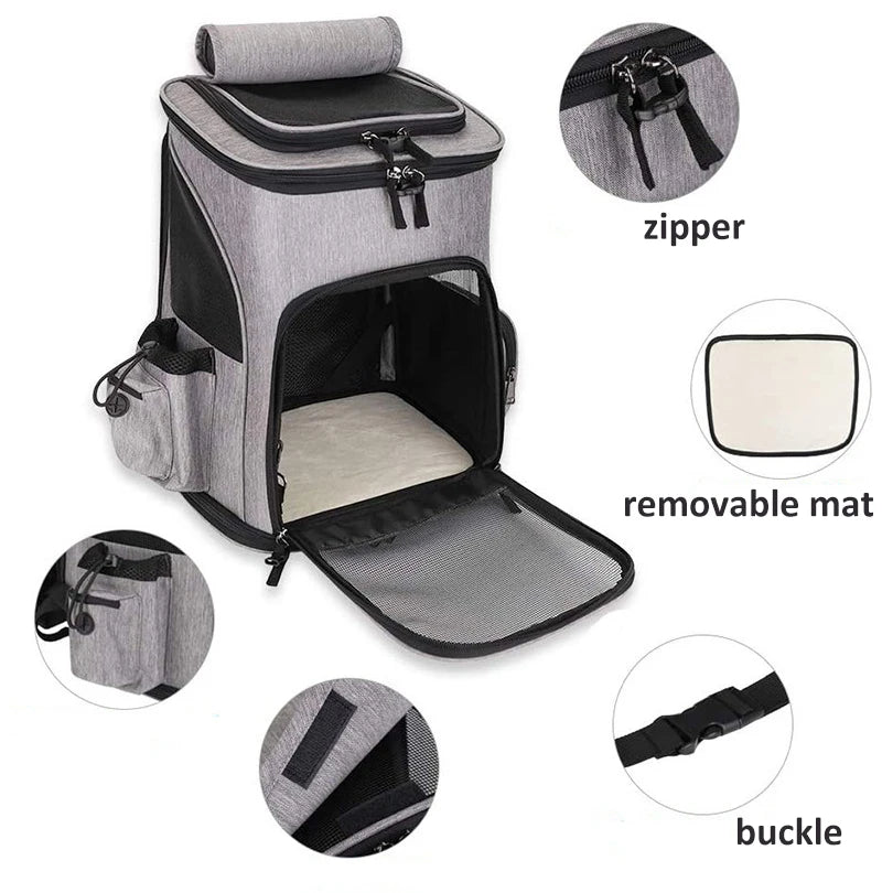 Breathable Foldable Pet Carrier Backpack