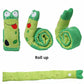 Plush Snail Puzzle Feeder Toy