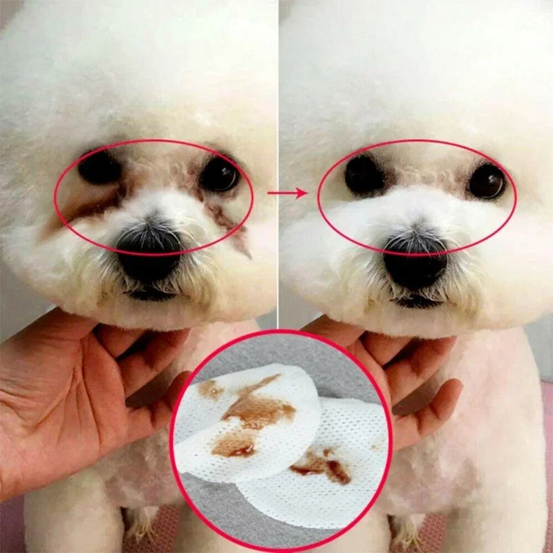 130pcs Pet Eye Cleaning Wipes