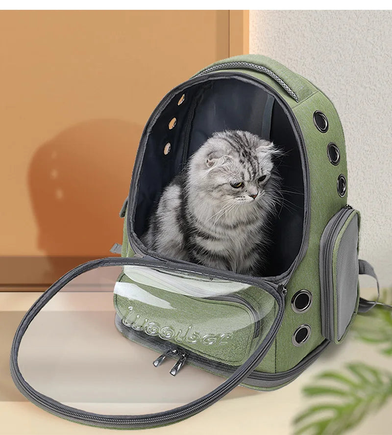 Transparent Breathable Pet Carrier Backpack