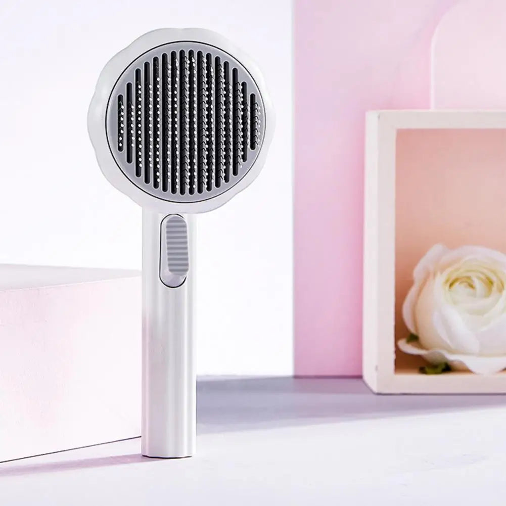 One-Click Pet Slicker Brush