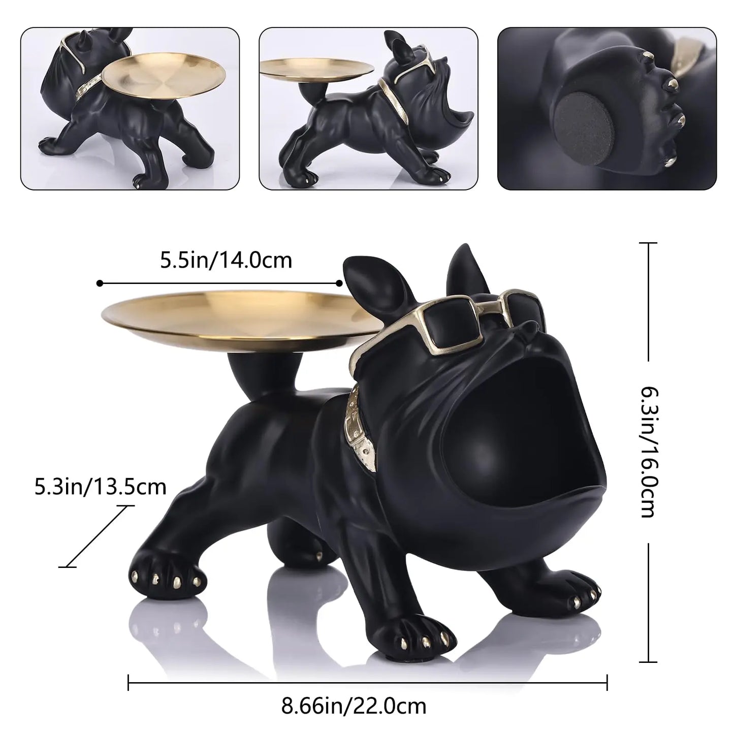 French Bulldog Key Holder Tray