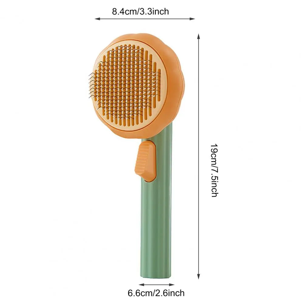One-Click Pet Slicker Brush