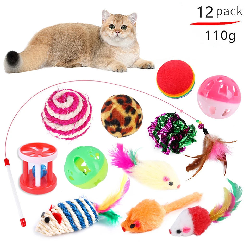 DualPet 20-Piece Cat Toy Variety Set