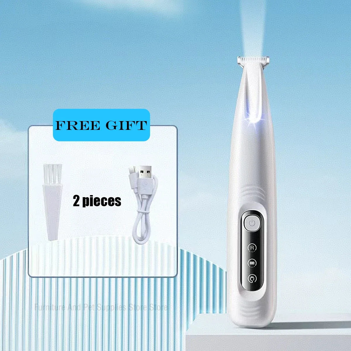LED Dog Paw Trimmer Clippers