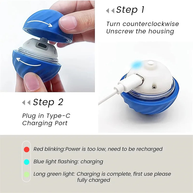 Smart Interactive Moving Dog Toy Ball