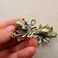Retro Brass Octopus Figurine