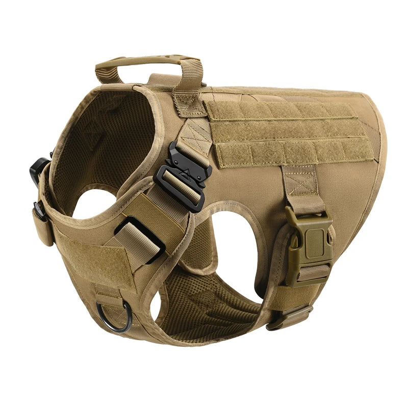 Tactical Military Dog Harness & Leash Set