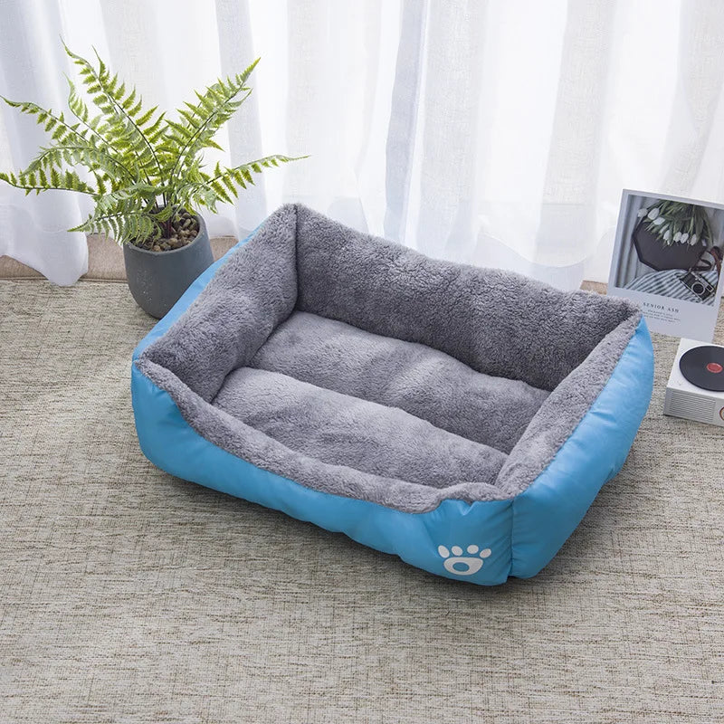 Colorful Winter Pet House Bed