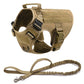 Tactical Military Dog Harness & Leash Set