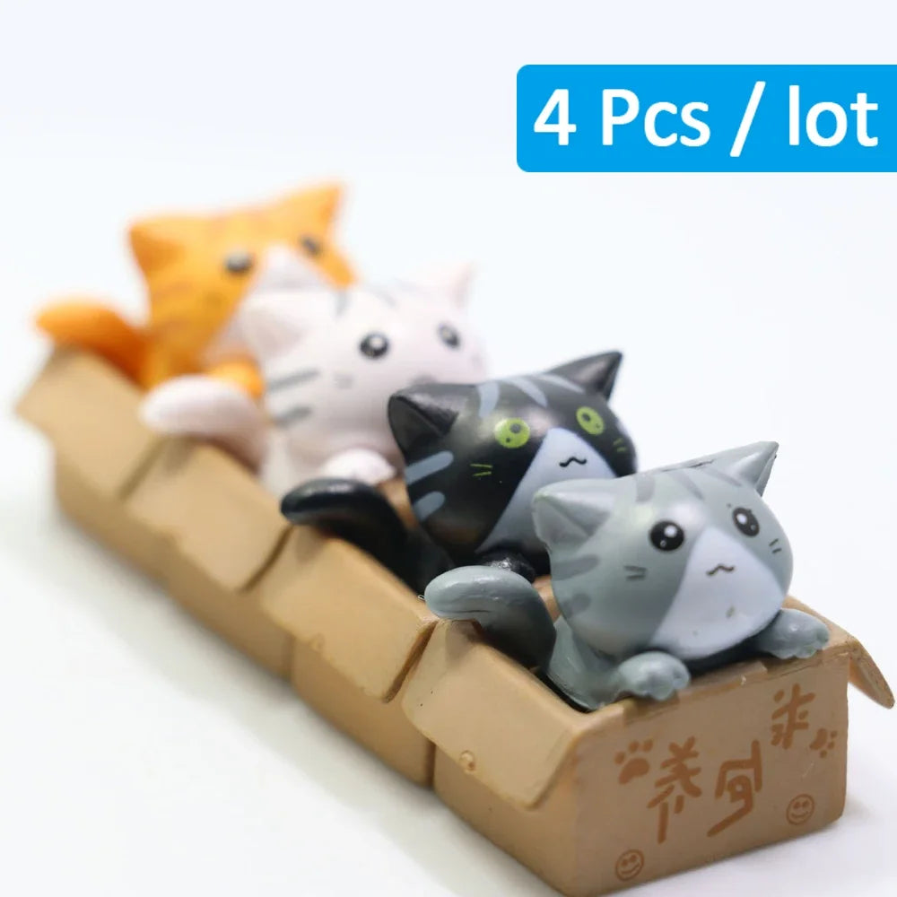 Kawaii Mini Cat Figurine