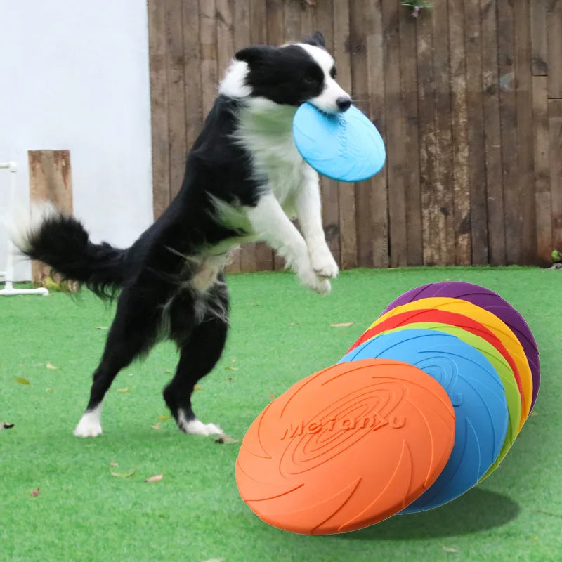OUZEY Bite-Resistant Flying Disc Toy