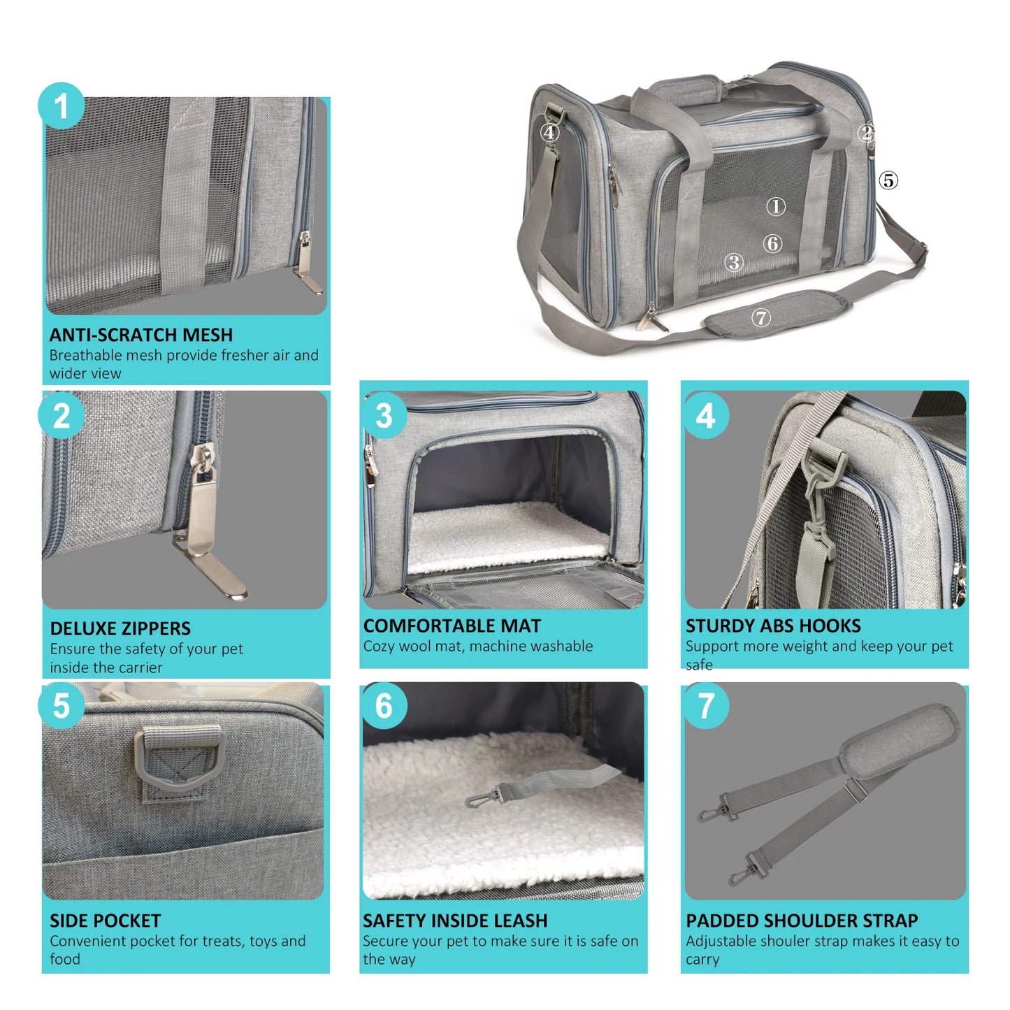 Soft-Side Pet Carrier Backpack