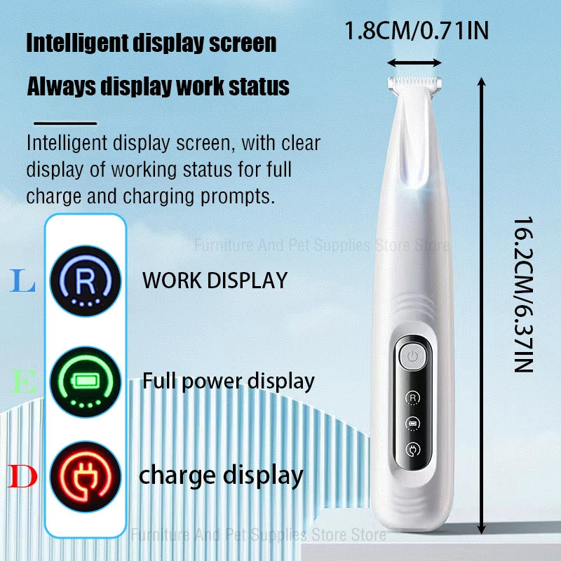 LED Dog Paw Trimmer Clippers