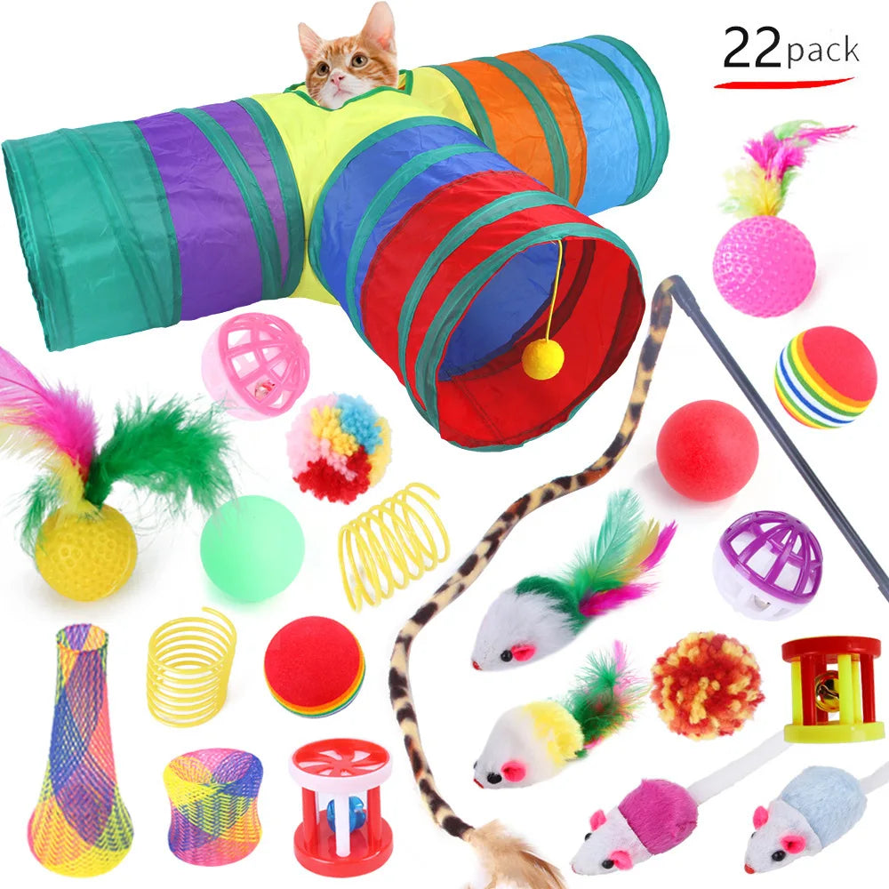 DualPet 20-Piece Cat Toy Variety Set