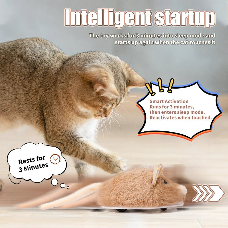 Electric Interactive Mouse Cat Toy