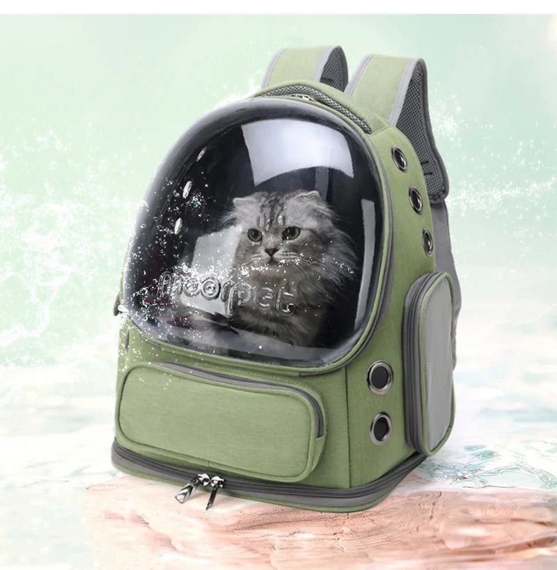 Transparent Breathable Pet Carrier Backpack