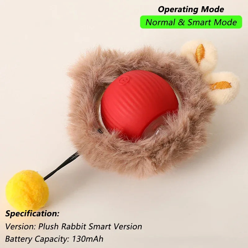 Rechargeable Cat Interactive Rolling Ball Toy