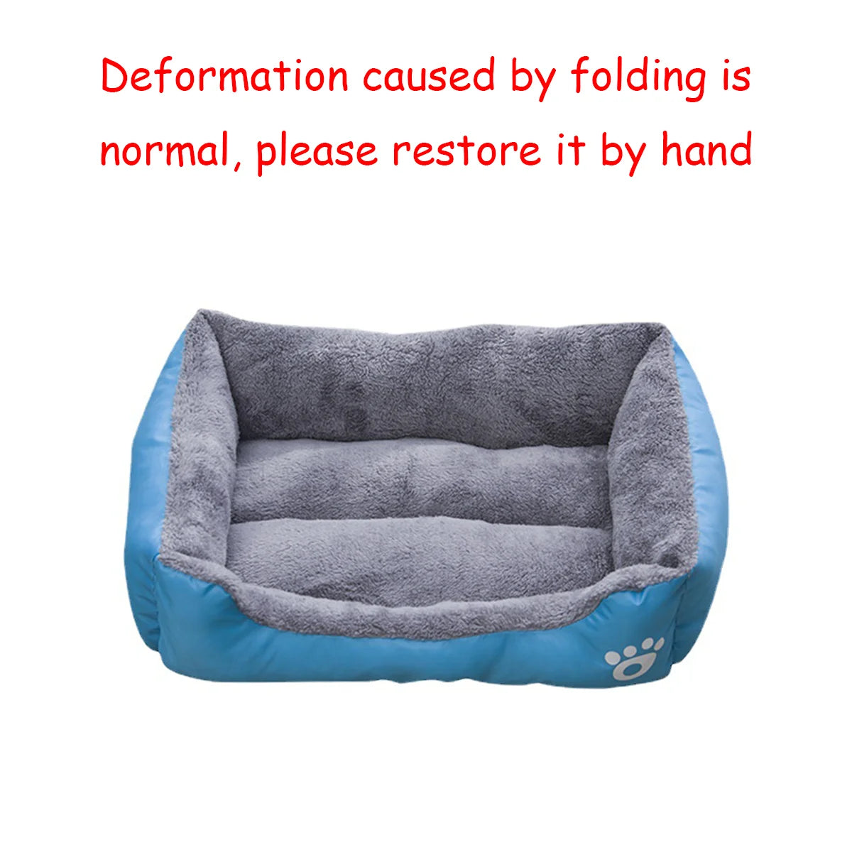 Colorful Winter Pet House Bed