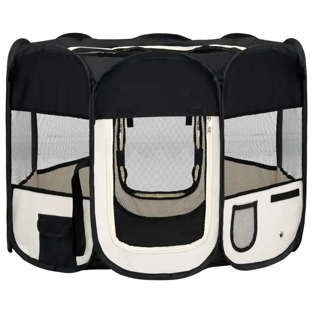 Foldable Dog Playpen with Carry Bag